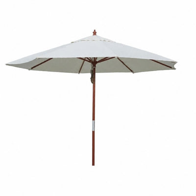 Parasol Comercial Para Cafetería - RESOL MADEIRA - Natural - Madera Barnizada Ø3 - 07019 - Resol - NOGAL BEAT - Parasol