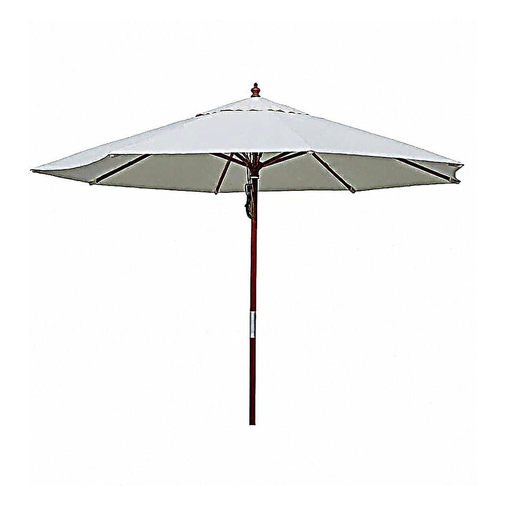 Parasol Comercial Para Cafetería - RESOL MADEIRA - Natural - Madera Barnizada Ø3 - 07019 - Resol - NOGAL BEAT - Parasol