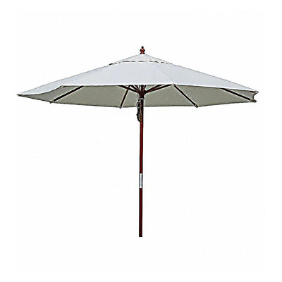 Parasol Comercial Para Cafetería - RESOL MADEIRA - Natural - Madera Barnizada Ø3 - 07019 - Resol - NOGAL BEAT - Parasol