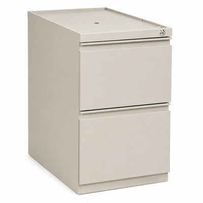 Pedestal Metálico para Escritorio - GEBESA SYNERGY - Frente 41 cm - 2 Gavetas Archivadoras - GEA305 - GEBESA - NOGAL BEAT - Archivero
