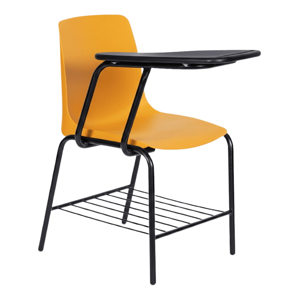 Pupitre Para Aula De Capacitación Ergonómico - ALBAR PL - 300 - Varios Colores - Respaldo y Asiento En Polipropileno - PL-300 - ALBAR - NOGAL BEAT - Sillas de Capacitación