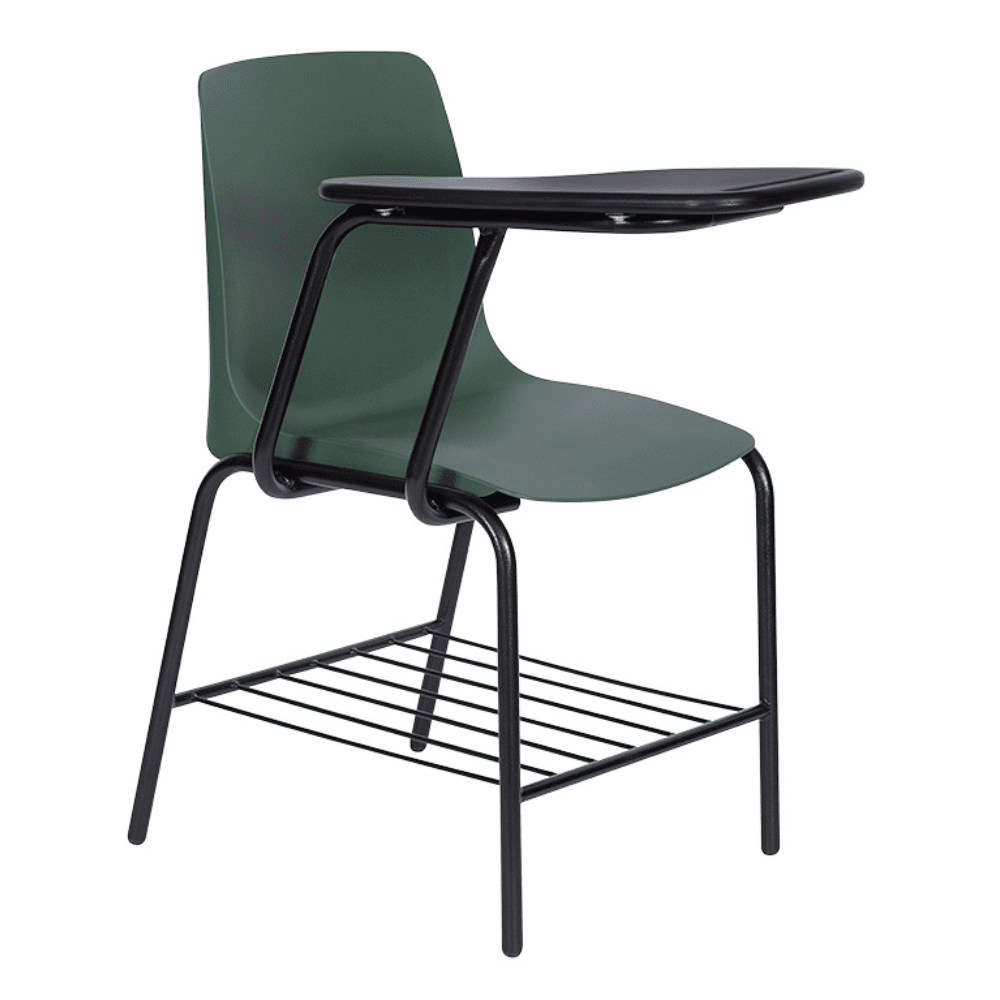 Pupitre Para Aula De Capacitación Ergonómico - ALBAR PL - 300 - Varios Colores - Respaldo y Asiento En Polipropileno - PL-300 - ALBAR - NOGAL BEAT - Sillas de Capacitación