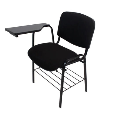 Pupitre para Aula de Capacitación - NOGAL BEAT ISO ESCOLAR - Asiento y Respaldo Tapizado - Iso escolar - MOBILIARIO EN MOVIMIENTO - NOGAL BEAT - Sillas de Capacitación