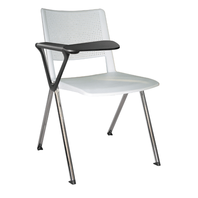 Pupitre para Aula de Capacitación Paleta Lateral Abatible - OFFIHO REVOLUTION OHP - 86CR - Varios Colores - Asiento y Respaldo en Polipropileno - OHP-86CR - OFFIHO - NOGAL BEAT - Sillas de Capacitación