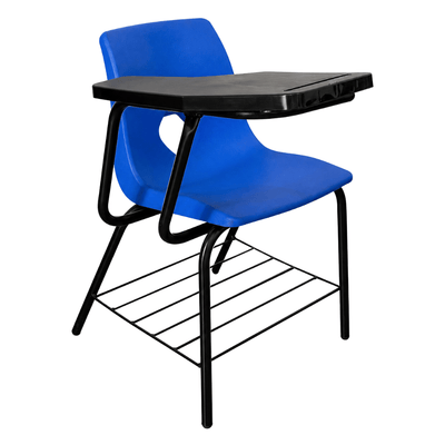 Pupitre Para Aula De Clases - ALBAR PL-12 PP - Paleta Plástico - Asiento y Respaldo En Polipropileno - PL-12 PP - ALBAR - NOGAL BEAT - Pupitre