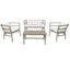 SET RESOL CLICK - CLACK | Set Sala Ocasional para Terraza | Inyectado Polipropileno | Interior + Exterior - 04430 - Resol - NOGAL BEAT - Sillon
