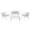SET RESOL CLICK - CLACK | Set Sala Ocasional para Terraza | Inyectado Polipropileno | Interior + Exterior - 04429 - Resol - NOGAL BEAT - Sillon