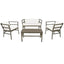 SET RESOL CLICK - CLACK | Set Sala Ocasional para Terraza | Inyectado Polipropileno | Interior + Exterior - 04431 - Resol - NOGAL BEAT - Sillon