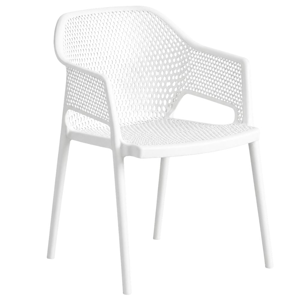 Silla Áreas de Exterior y Terrazas - LABENZE MINUSH 155-20000 - Varios Colores - Asiento y Respaldo Perforado con brazos - 155-20000 - Labenze - NOGAL BEAT - Silla de Terraza