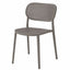 Silla Asiento y Respaldo Perforado - LABENZE NUTA 155-22500 - Varios Colores - Patas Color del Cuerpo y Apilable - 155-22500 - Labenze - NOGAL BEAT - Silla Comercial Interior