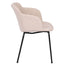 SILLA BRATTI LUNA | Silla Ocasional Decorativa | Base 4 Puntas Metal | Tapiz Tela | Cuerpo Polipropileno | Hule Espuma | Interior - Luna - Bratti - NOGAL BEAT - Sillas
