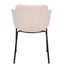 SILLA BRATTI LUNA | Silla Ocasional Decorativa | Base 4 Puntas Metal | Tapiz Tela | Cuerpo Polipropileno | Hule Espuma | Interior - Luna - Bratti - NOGAL BEAT - Sillas