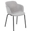SILLA BRATTI LUNA | Silla Ocasional Decorativa | Base 4 Puntas Metal | Tapiz Tela | Cuerpo Polipropileno | Hule Espuma | Interior - Luna - Bratti - NOGAL BEAT - Sillas