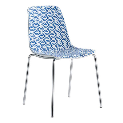 Silla Comercial Bicolor para Restaurante y Cafetería - LABENZE ALHAMBRA silla 155-30000 - Varios Colores - Tecnopolímero Coinyección Bicolor con Base de Acero - 155-30000-ESP - Labenze - NOGAL BEAT - Silla Comercial Interior