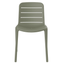 Silla RESOL GINA apilable en fibra de vidrio con polipropileno