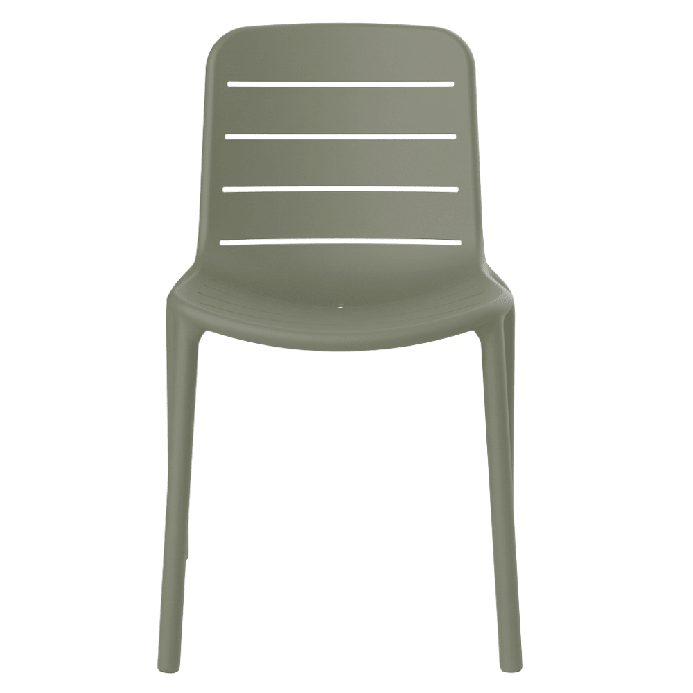 Silla RESOL GINA apilable en fibra de vidrio con polipropileno