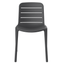Silla RESOL GINA apilable en fibra de vidrio con polipropileno