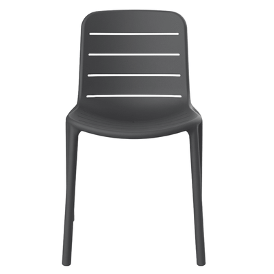 Silla Comercial para Bistró Protección UV - RESOL GINA - Varios Colores - Asiento y Respaldo en Polipropileno - 6461 - Resol - NOGAL BEAT - Sillas