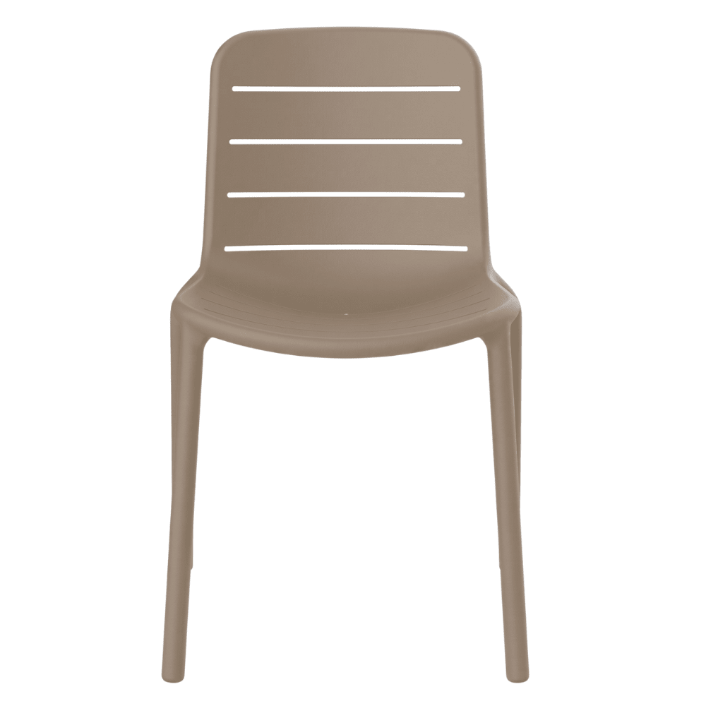 Silla RESOL GINA apilable en fibra de vidrio con polipropileno