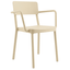 Silla RESOL LISBOA con brazos, apilable, en fibra de vidrio con polipropileno