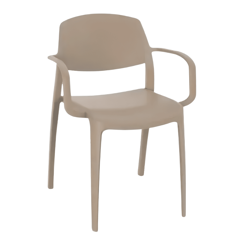 Silla RESOL SMART ARMCHAIR con brazos en polipropileno con fibra de vidrio