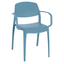 Silla RESOL SMART ARMCHAIR con brazos en polipropileno con fibra de vidrio