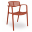 Silla Comercial para Bistró - RESOL TOLEDO AIRE - Varios Colores - Asiento y Respaldo en Polipropileno y Fibra de Vidrio - 6838 - Resol - NOGAL BEAT - Sillas