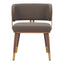 Silla Comercial para Bistró - ZUO BREW - Varios Colores - Asiento y Respaldo Tapizados en Piel Sintética - 110326 - Zuo - NOGAL BEAT - Silla Comercial Interior