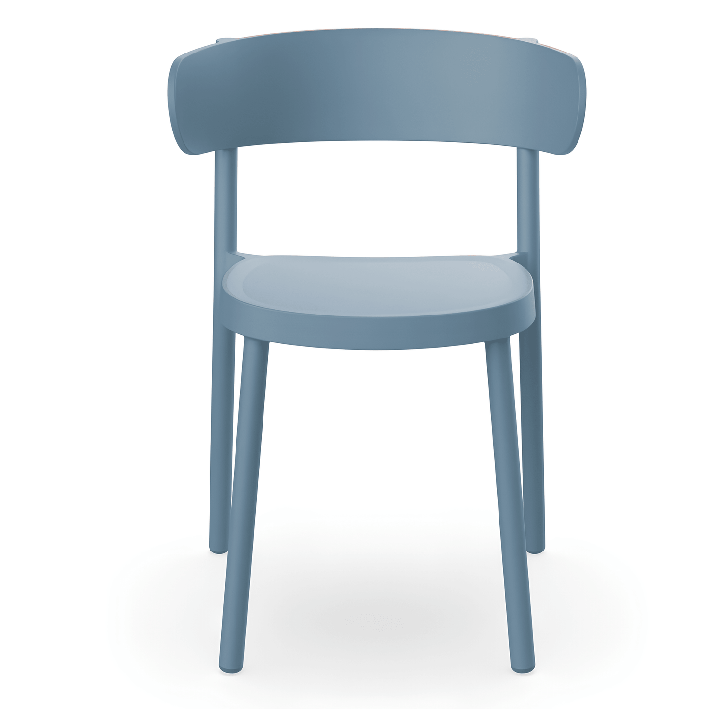 Silla Comercial para Cafetería Protección UV - RESOL CASINO - Varios Colores - Asiento y Respaldo en Polipropileno - 3957 - Resol - NOGAL BEAT - Sillas