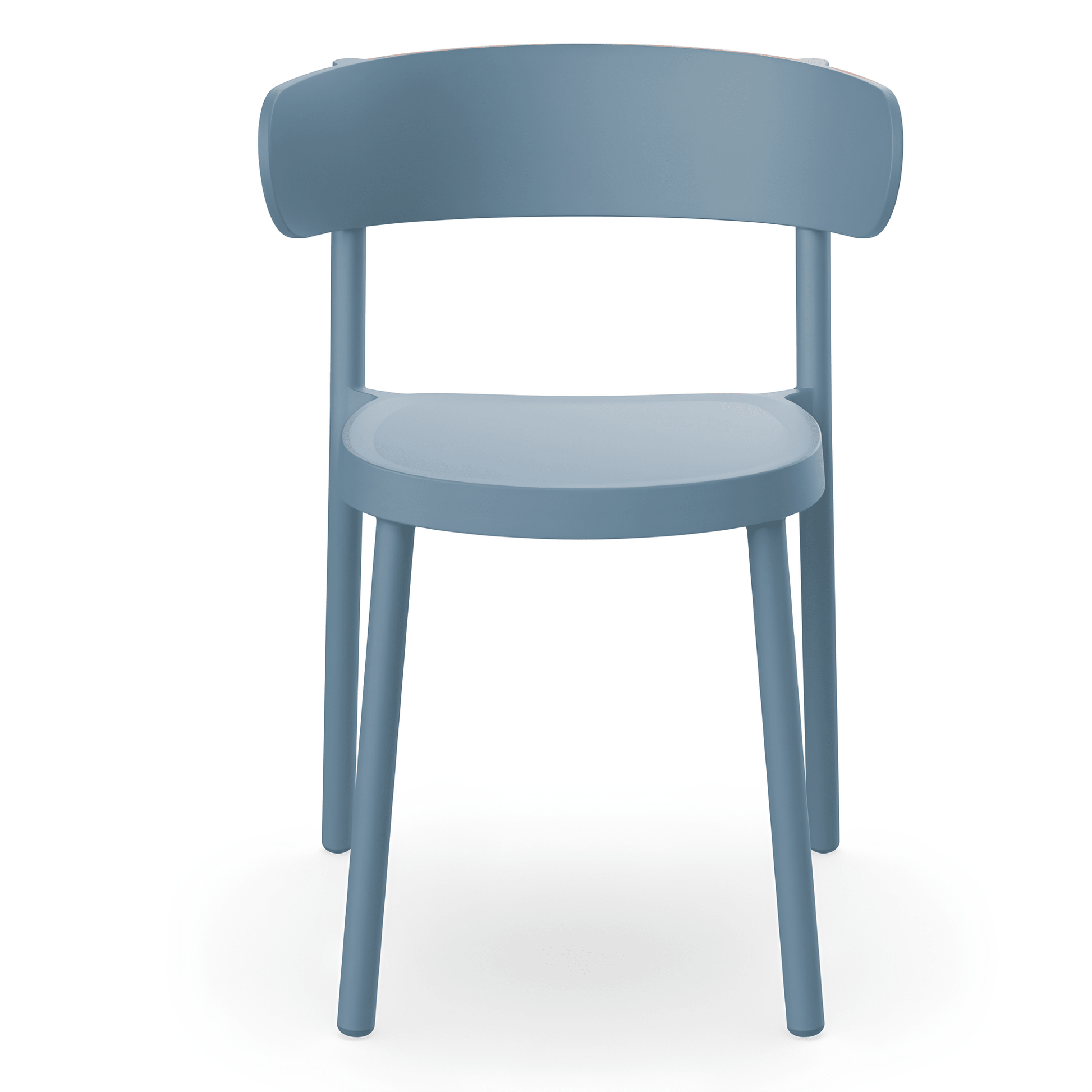 Silla Comercial para Cafetería Protección UV - RESOL CASINO - Varios Colores - Asiento y Respaldo en Polipropileno - 3957 - Resol - NOGAL BEAT - Sillas