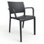 Silla RESOL NEW FIONA con brazos, apilable, en fibra de vidrio con polipropileno