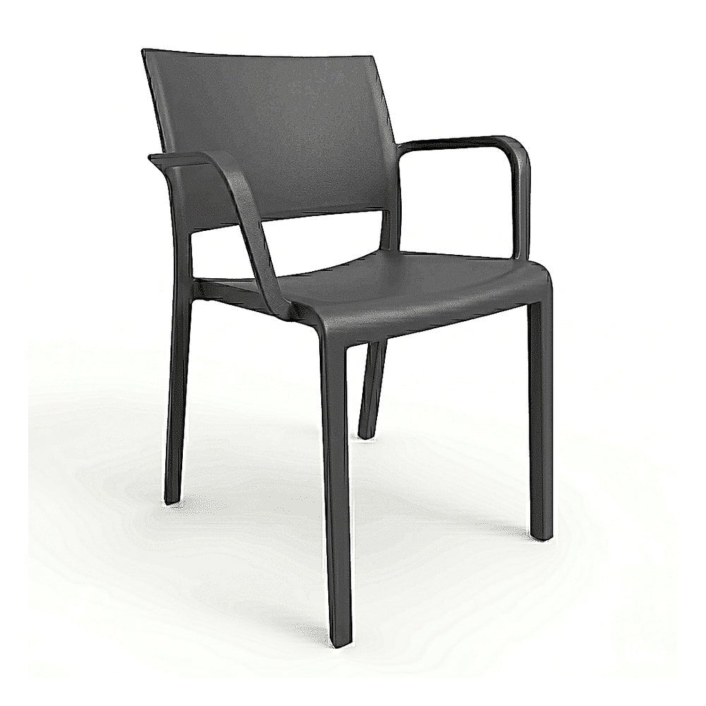 Silla Comercial para Cafetería Protección UV - RESOL NEW FIONA - Varios Colores - Asiento y Respaldo en Polipropileno - 03541 - Resol - NOGAL BEAT - Silla Comercial Exterior