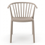 Silla Comercial para Cafetería Protección UV - RESOL WOODY - Varios Colores - Asiento Tapizado - 07094 - Resol - NOGAL BEAT - Silla Comercial Exterior
