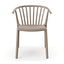 Silla Comercial para Cafetería Protección UV - RESOL WOODY - Varios Colores - Asiento Tapizado - 07094 - Resol - NOGAL BEAT - Silla Comercial Exterior