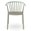 Silla Comercial para Cafetería Protección UV - RESOL WOODY - Varios Colores - Asiento Tapizado - 07096 - Resol - NOGAL BEAT - Silla Comercial Exterior