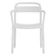 Silla Comercial Para Cafetería Reciclable - RESOL JUNE armchair - Varios Colores - Asiento y Respaldo en Polipropileno - 06852 - Resol - NOGAL BEAT - Silla Comercial Interior