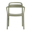 Silla Comercial Para Cafetería Reciclable - RESOL JUNE armchair - Varios Colores - Asiento y Respaldo en Polipropileno - June armchair - Resol - NOGAL BEAT - Sillas