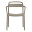 Silla Comercial Para Cafetería Reciclable - RESOL JUNE armchair - Varios Colores - Asiento y Respaldo en Polipropileno - June armchair - Resol - NOGAL BEAT - Sillas