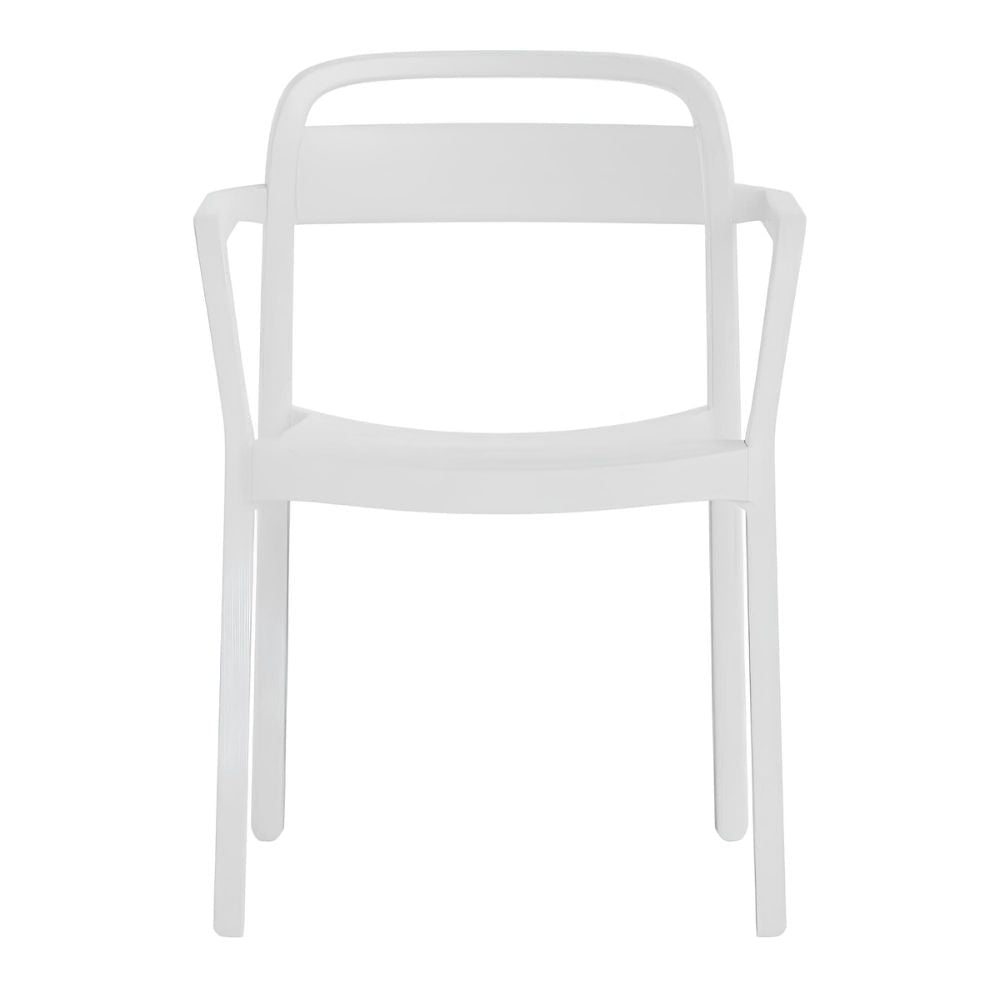 Silla Comercial Para Cafetería Reciclable - RESOL JUNE armchair - Varios Colores - Asiento y Respaldo en Polipropileno - June armchair - Resol - NOGAL BEAT - Sillas
