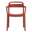 Silla Comercial Para Cafetería Reciclable - RESOL JUNE armchair - Varios Colores - Asiento y Respaldo en Polipropileno - June armchair - Resol - NOGAL BEAT - Sillas