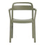 Silla Comercial Para Cafetería Reciclable - RESOL JUNE armchair - Varios Colores - Asiento y Respaldo en Polipropileno - 06855 - Resol - NOGAL BEAT - Silla Comercial Interior