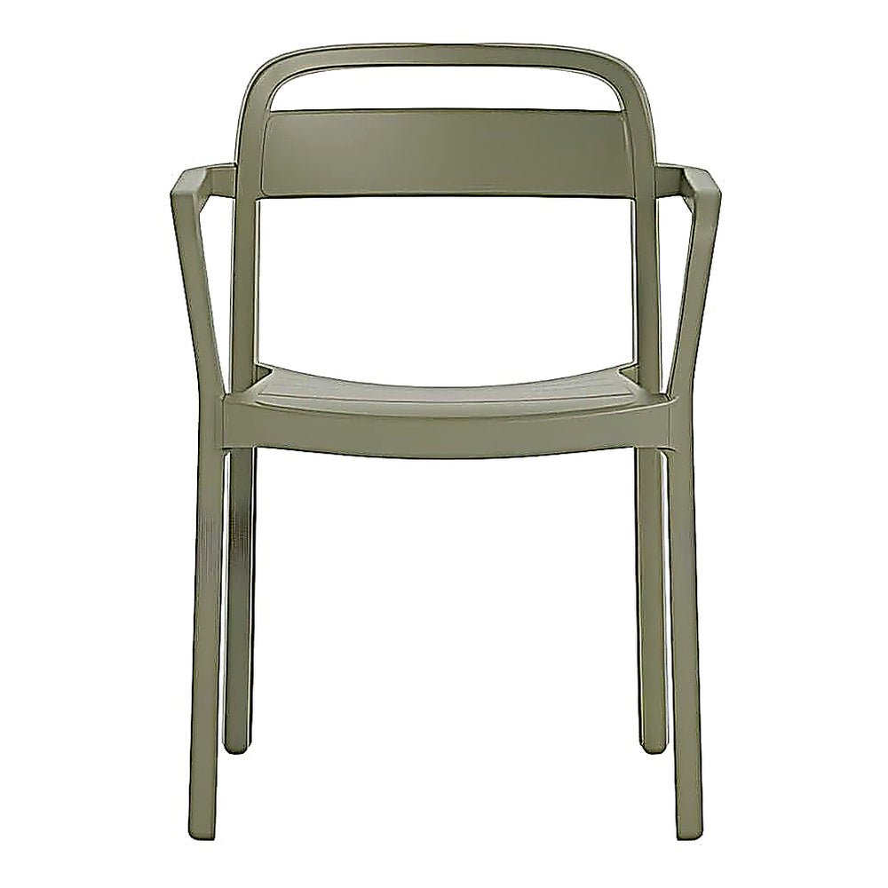 Silla Comercial Para Cafetería Reciclable - RESOL JUNE armchair - Varios Colores - Asiento y Respaldo en Polipropileno - 06855 - Resol - NOGAL BEAT - Silla Comercial Interior