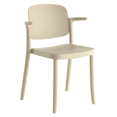 Silla Comercial para Cafetería Resistente a Rayos UV - COLOS PIAZZA 2 - Varios Colores - para Ambiente Salino - PIAZZA 2 - Colos - NOGAL BEAT - Sillas