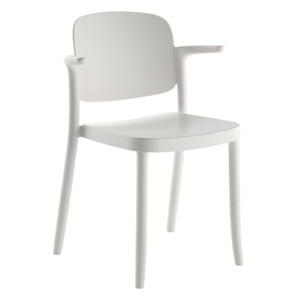 Silla Comercial para Cafetería Resistente a Rayos UV - COLOS PIAZZA 2 - Varios Colores - para Ambiente Salino - PIAZZA 2 - Colos - NOGAL BEAT - Sillas