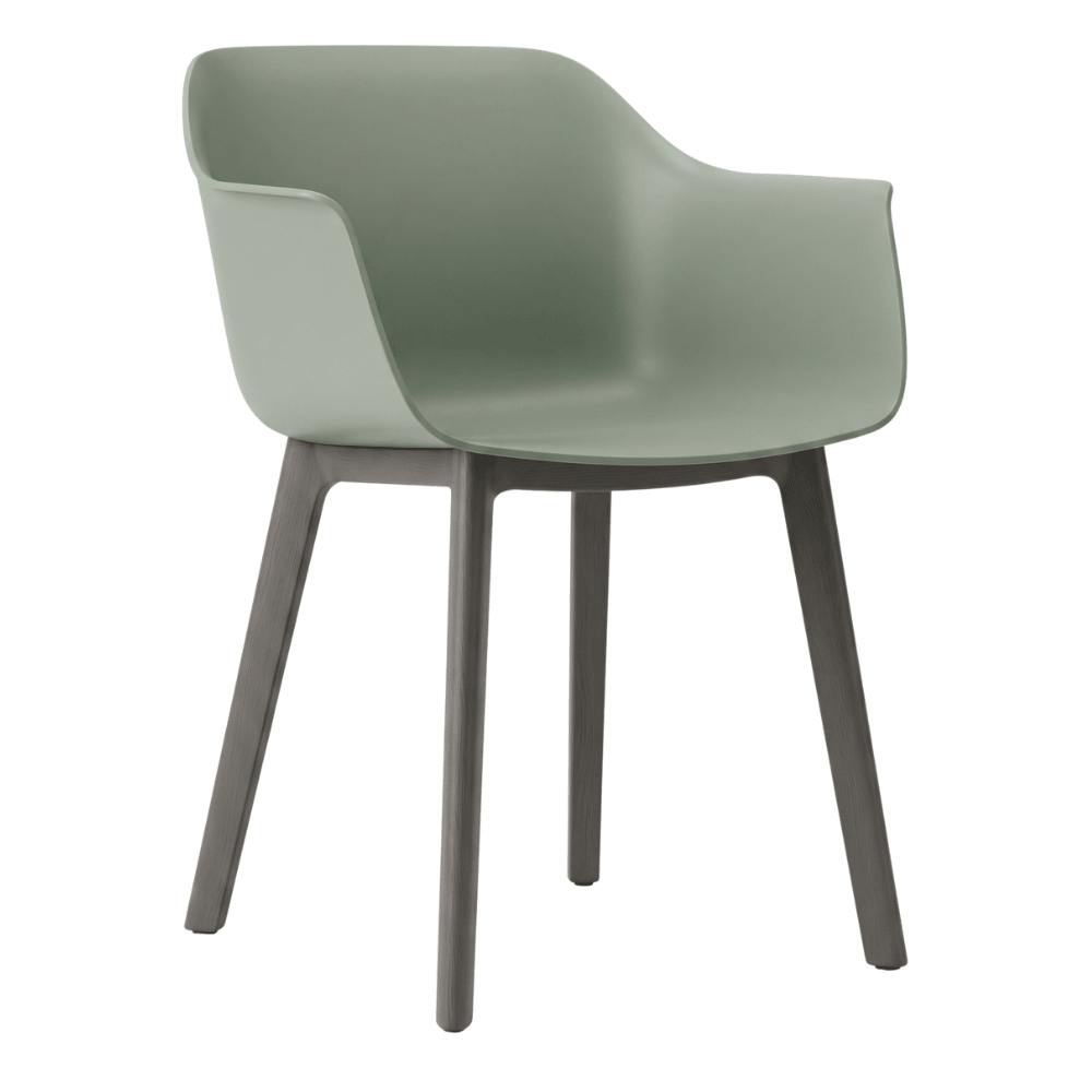 Silla comercial Resol Shape Click de polipropileno con fibra de vidrio y sistema de clipaje