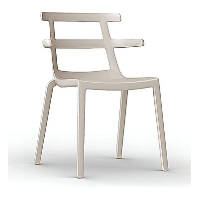 Silla Comercial para Cafetería - RESOL TOKYO - Varios Colores - Asiento y Respaldo en Polipropileno - 01617 - Resol - NOGAL BEAT - Silla Comercial Interior