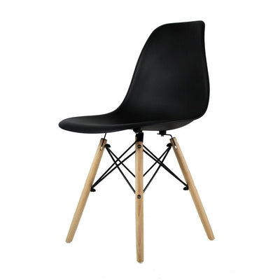 Silla Comercial para Cafetería Tipo Charles y Ray Eames Orgánica - KINGSTRONG JM-1618 OSLO SILL0361577 - Varios Colores - Asiento y Respaldo en Polipropileno - SILL0361577 - Mundo In - NOGAL BEAT - Silla Comercial Interior