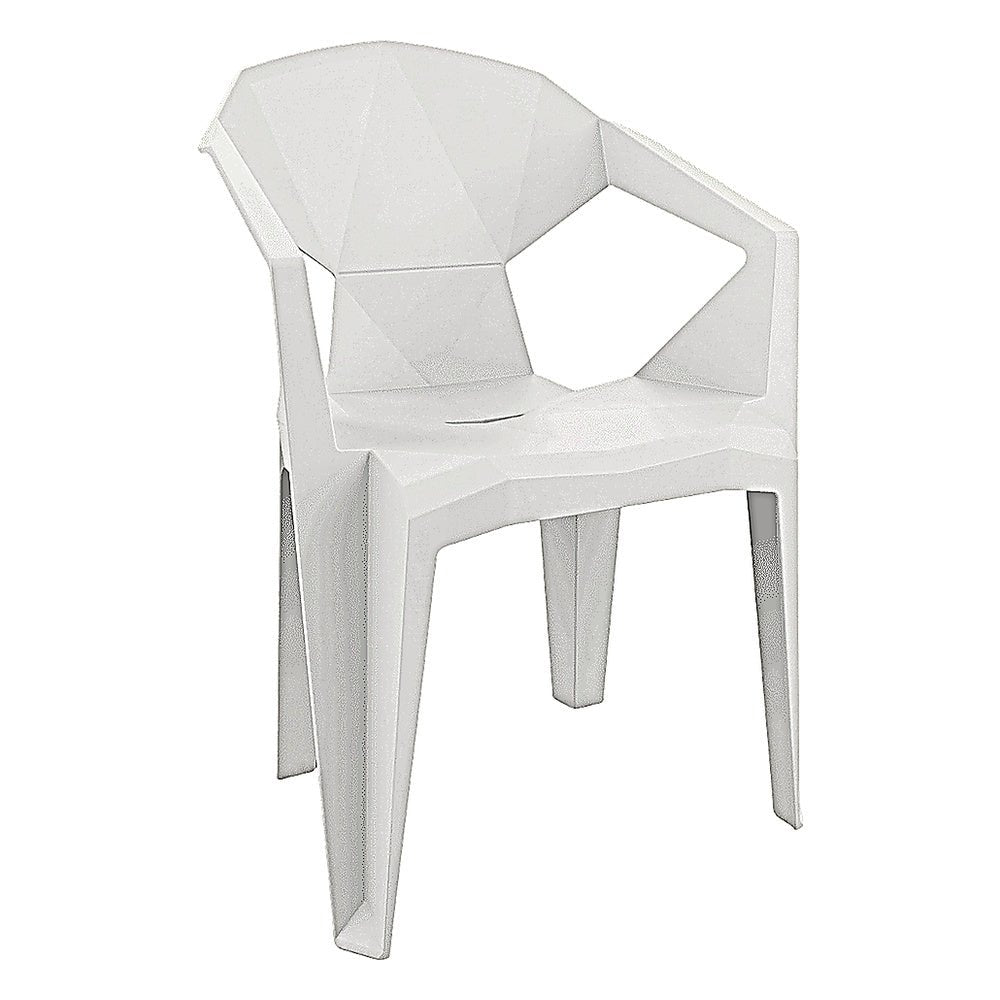 Silla Comercial para Cafetería y Comedor al Aire Libre Monobloc - RESOL DELTA - Varios Colores - Apilable con 4 Puntas y Protección UV - 03887 - Resol - NOGAL BEAT - Silla Comercial Exterior