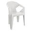 Silla Comercial para Cafetería y Comedor al Aire Libre Monobloc - RESOL DELTA - Varios Colores - Apilable con 4 Puntas y Protección UV - 03887 - Resol - NOGAL BEAT - Silla Comercial Exterior
