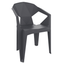 Silla Comercial para Cafetería y Comedor al Aire Libre Monobloc - RESOL DELTA - Varios Colores - Apilable con 4 Puntas y Protección UV - 03888 - Resol - NOGAL BEAT - Sillas